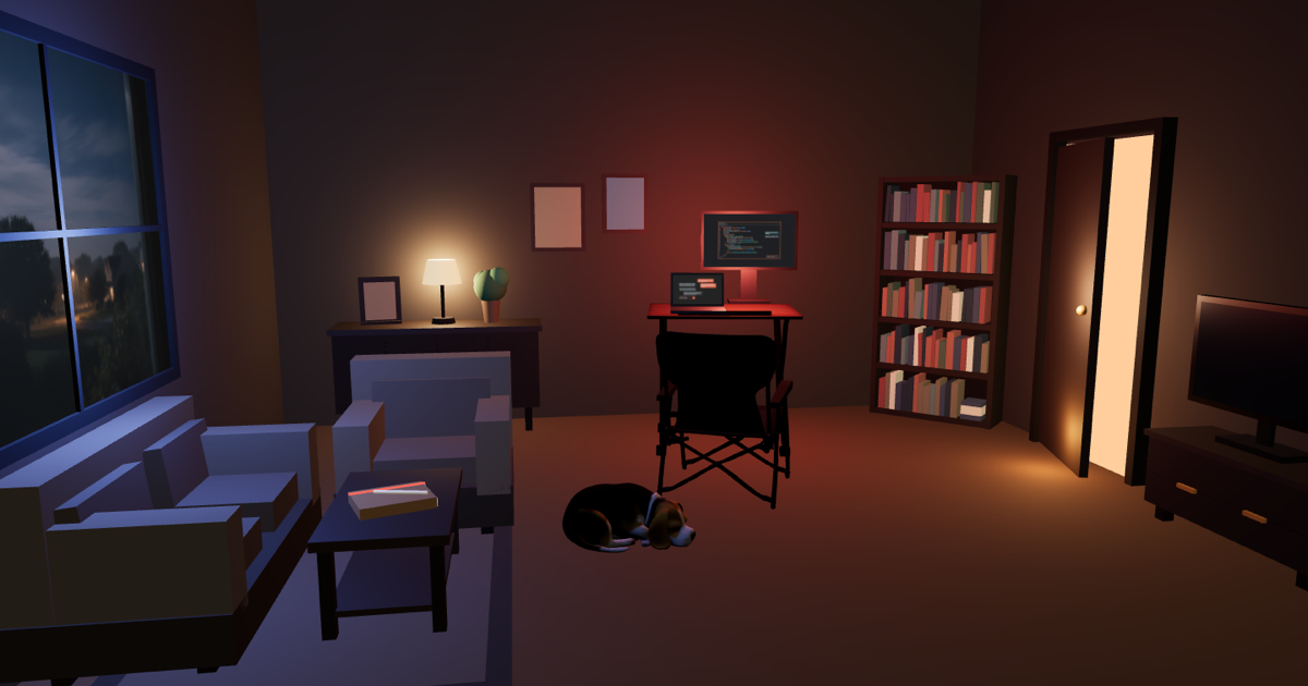The Some Guy and AI 3D room